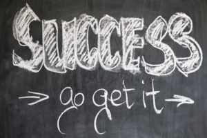 What is success? Chalk board