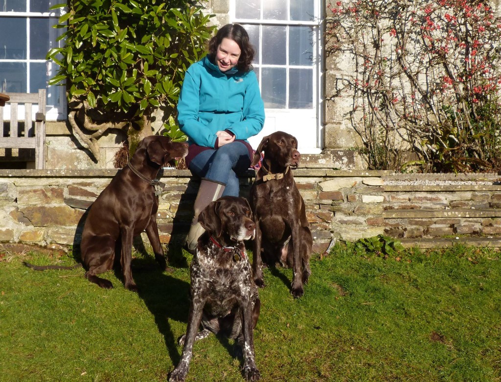 Stonebridge Associated Colleges woman with 3 dogs