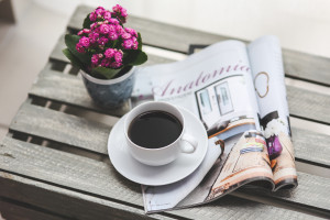 relaxing coffee table de-stress at home